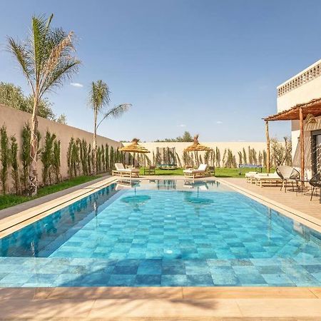 Villa Leila,Piscine , Grand Jardin, Jeux , Cuisiniere Marrakesh Bagian luar foto